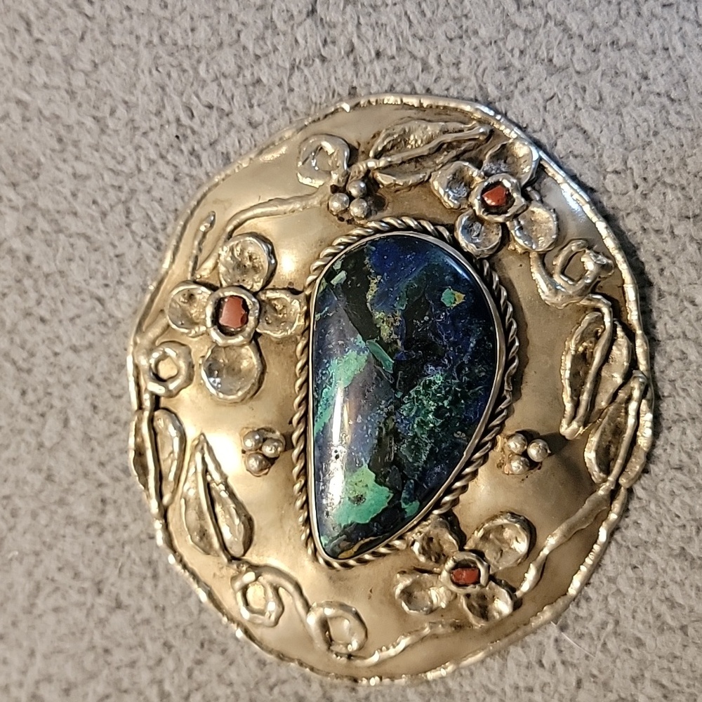 Paige Wallace Turquoise Belt Buckle
